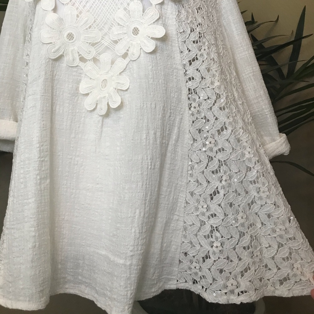 Multiples Embroidered 100% Cotton Tunic-Top - XL - Picture 5 of 17